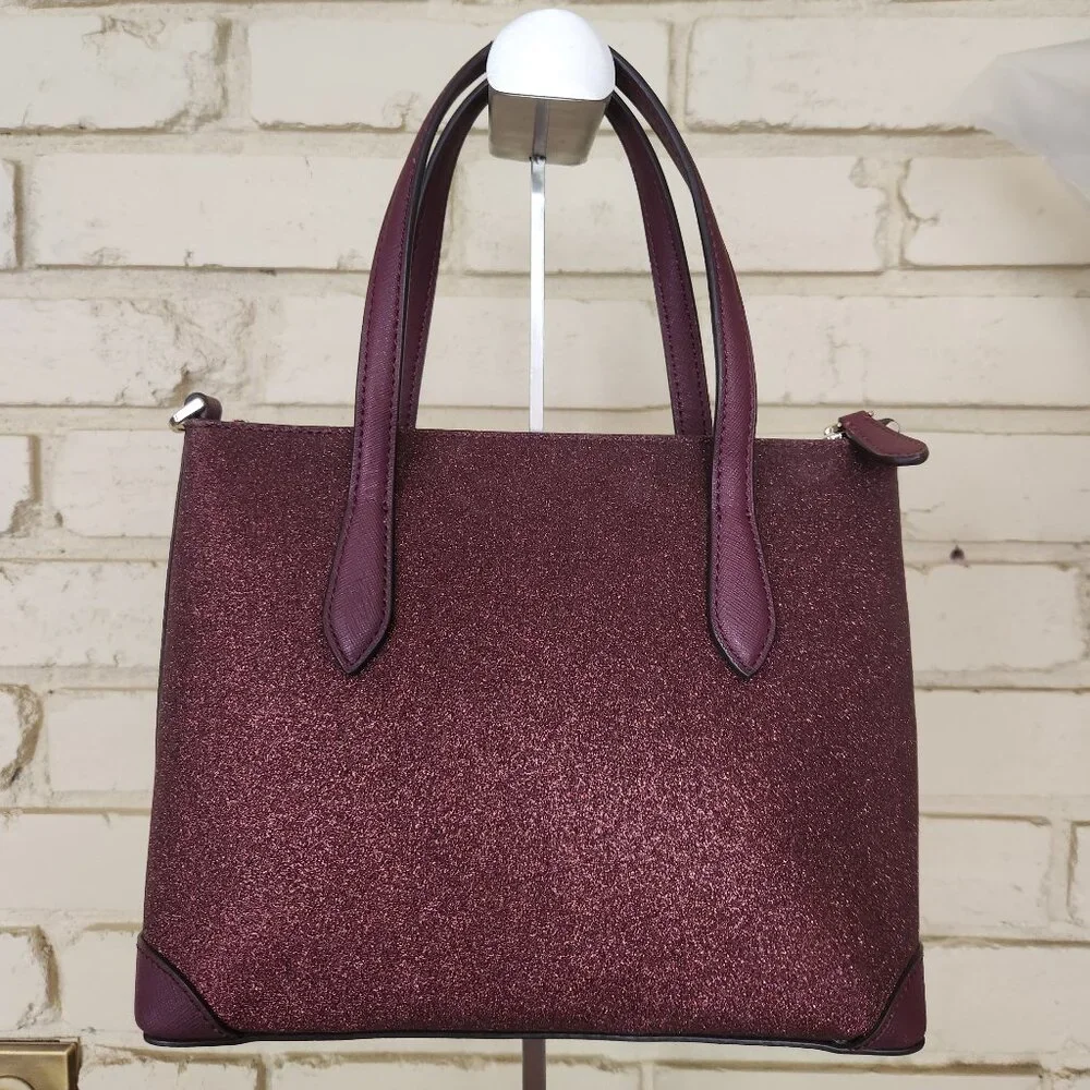 Like New Kate Spade Deep Nova Glitter Holiday Crossbody Bag Purse